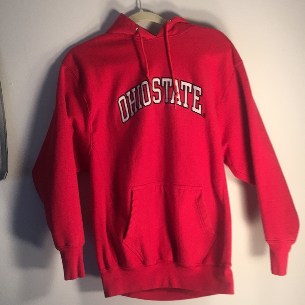 Red Ohio State Vintage Sweatshirt